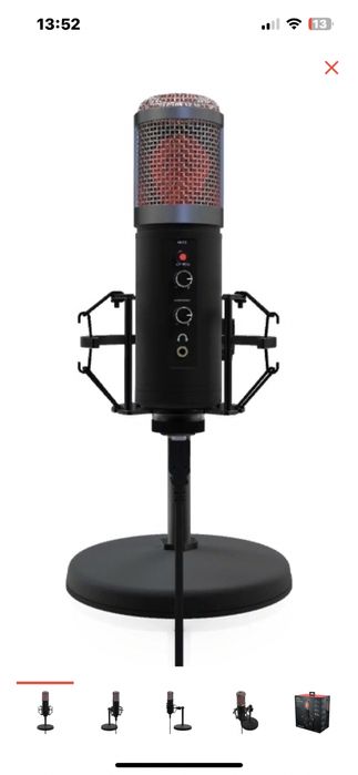 Микрофон Ritmix RDM-260 черный