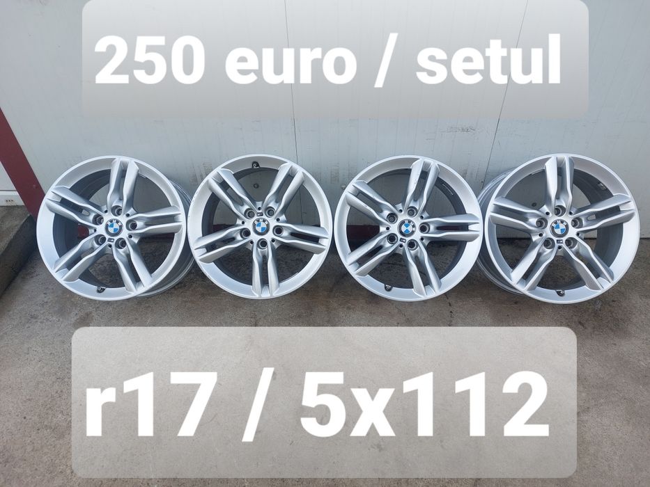 Jante aluminiu r17 / originale BMW M-PACHET / 5x112