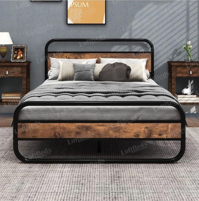 Кровать двуспальная, IDEAL, krovat, matras, Kalavat, metal, sifat, byd