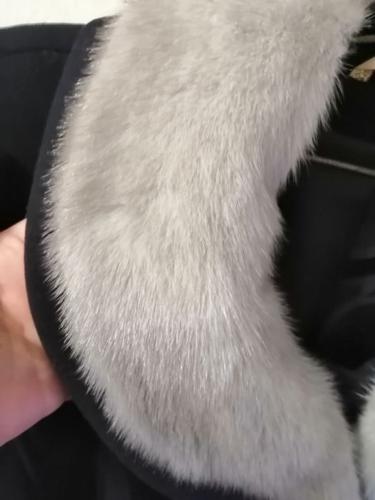 Зимнее кашемировое пальто.