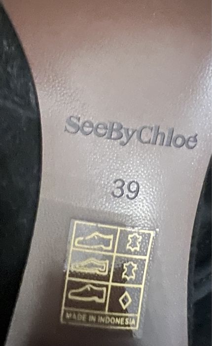 Женские полуботинки Chloe 39 размер