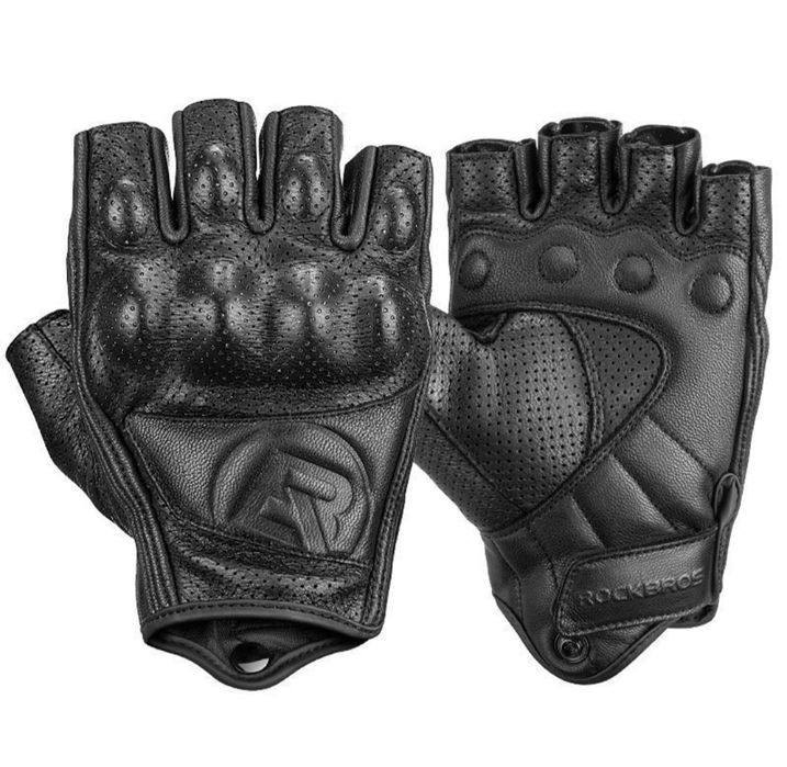 Кожаные мото перчатки ROCKBROS
