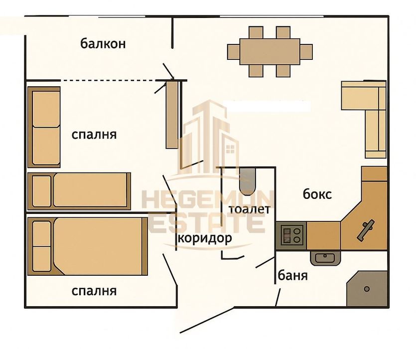 Продава се Тристаен апартамент в Варна, Владислав Варненчик - 50 кв.м за 1648 €/кв.м - Снимка #7