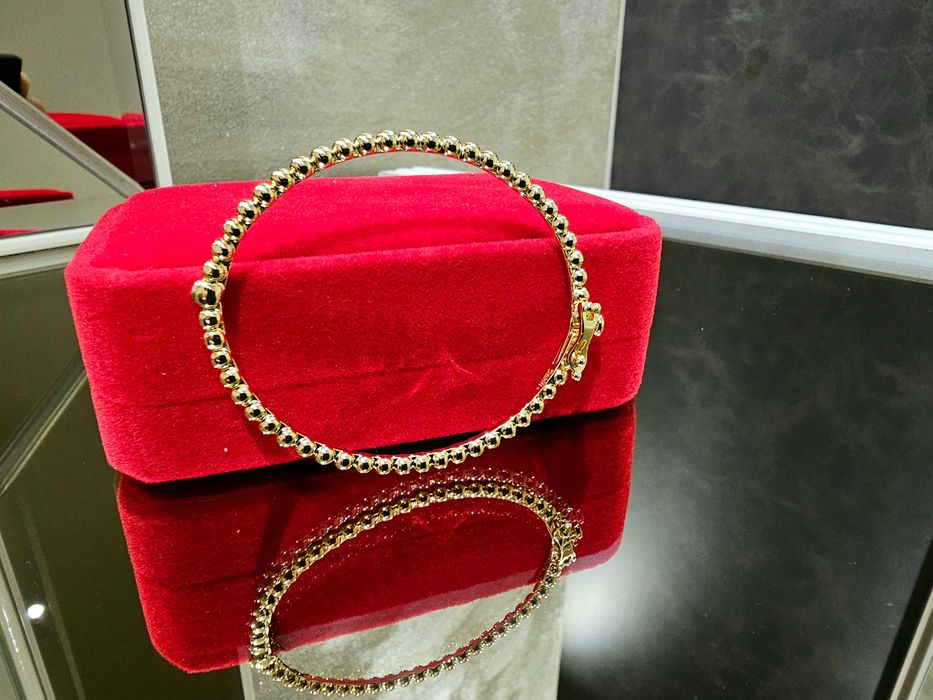 Van Cleef & Arpels VCA Gold Perlée Pearls Дамска Гривна