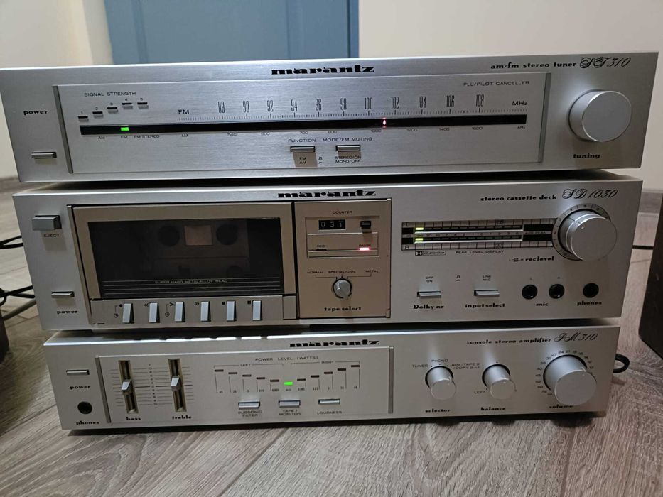 Vând subwoofer Teufel US 4110/1 SW si linie Marantz cu boxe