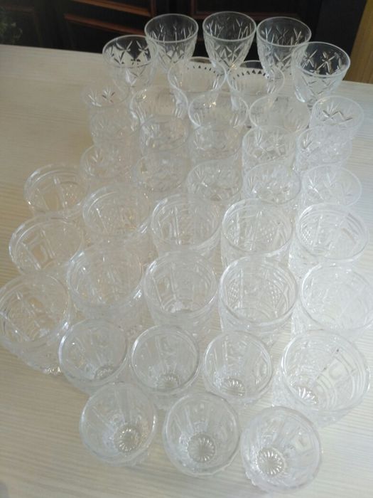 Хрустальные наборы СССР - 12 шт. х 2 набора