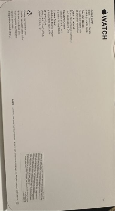 Apple Watch Ultra 2 Black Titanium 49mm (Black Ocean Band)