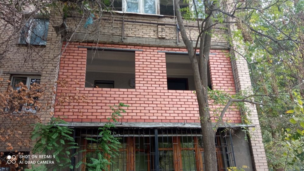 Гишт терамиз облицовка балконга териш уста  кладка балкона кирпич мас