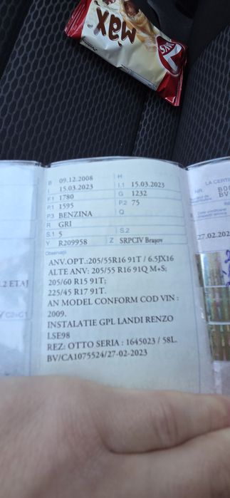 Vând golf 6 1.6mpi 2009 gpl