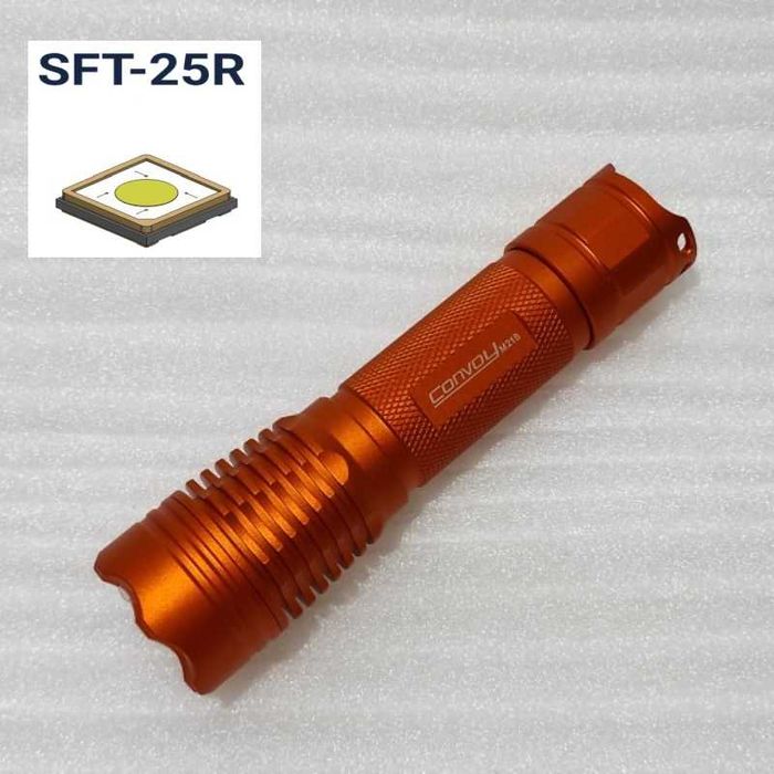 Convoy M21B cu Led SFT25R 21700