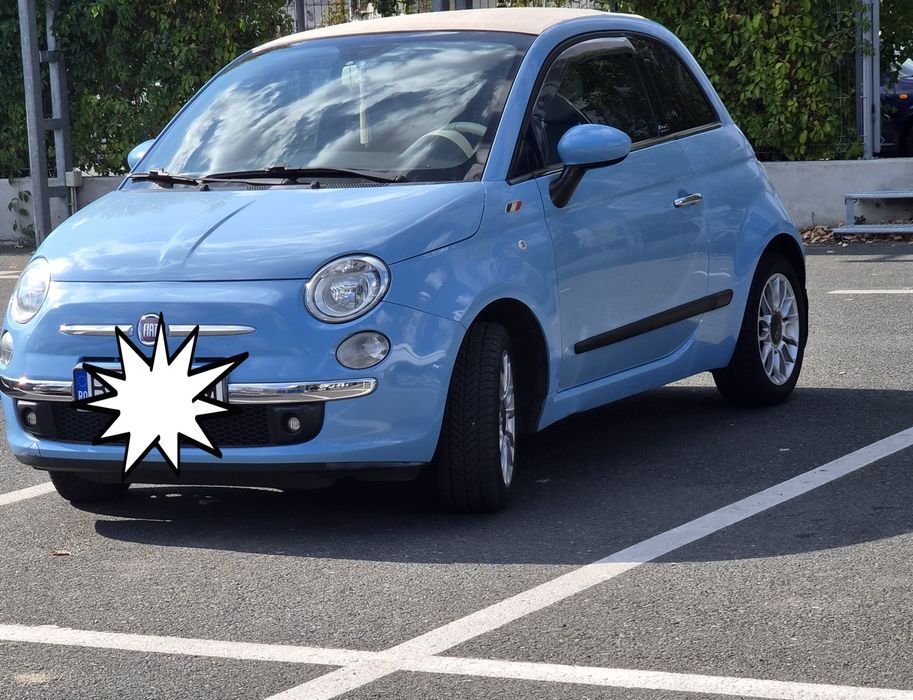 Vand Fiat 500 Baby Blue