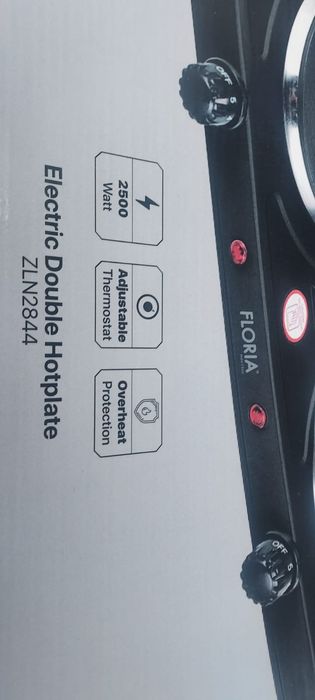 Plita Electrica cu 2 ochiuri cu termostet reglabil Floria