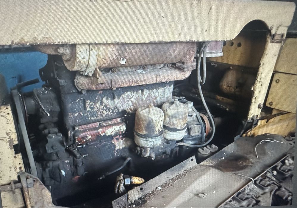 Трактор ДТ-75 с мехлопатай