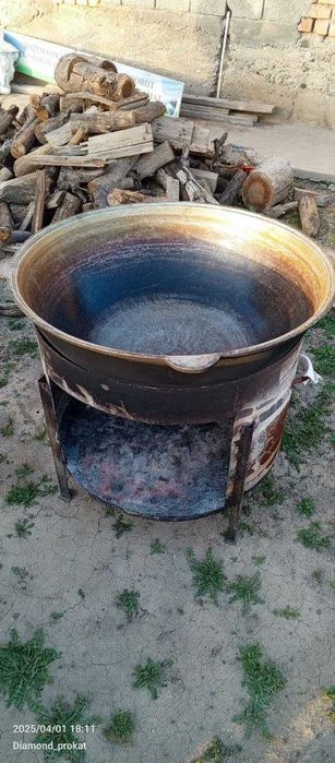 Qozon, o'choq, elektr samovar, o'tin arendaga beramiz