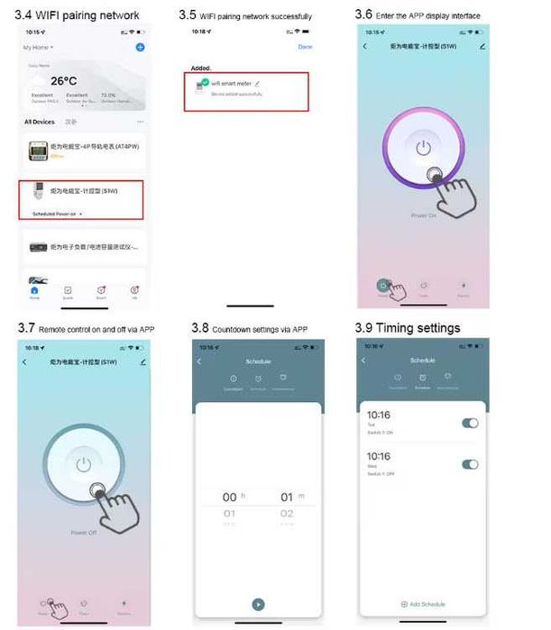 Priza protectie suprasarcina WIFI smart meter 16A TUYA