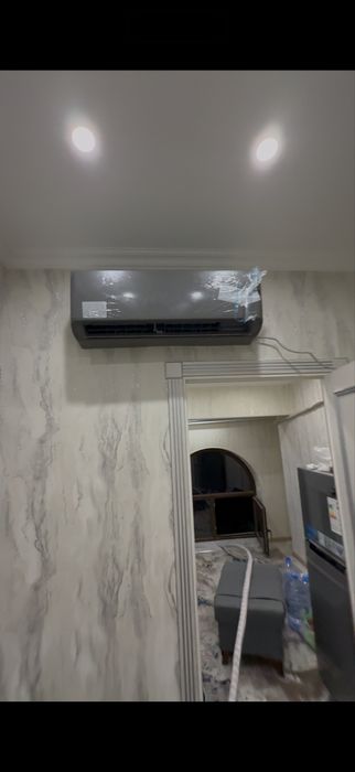 кондиционер установка.   Ремонт