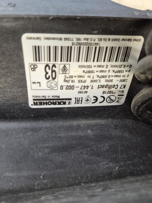 Aparat de spălat cu presiune karcher k 7