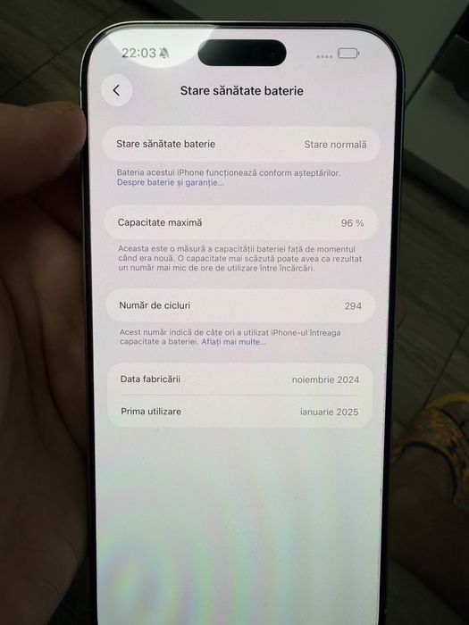 Iphone 16 pro max 256 alb