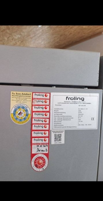 Centrala pe lemne froling 50kw si puffer de 1000 litri