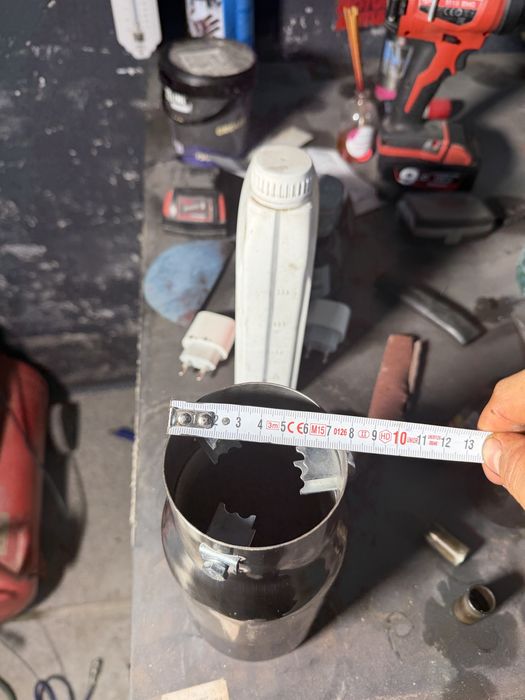 tips capat final evacuare 80mm inox prin prindere sau sudare
