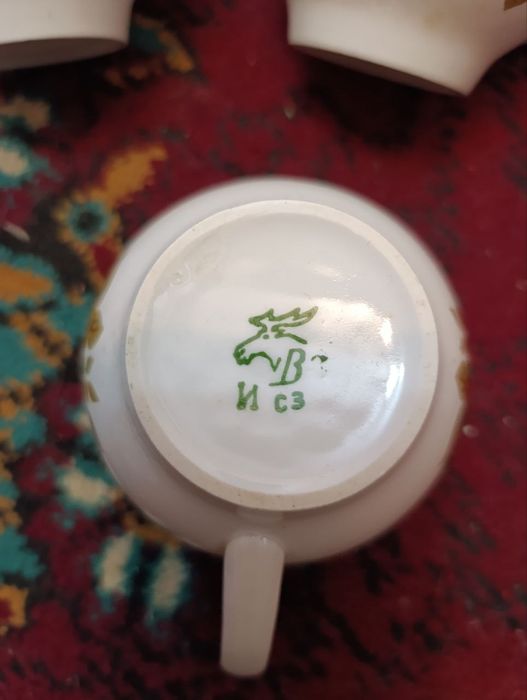 Тарелки 1890 года , Чайный сервис Вербилки СССР