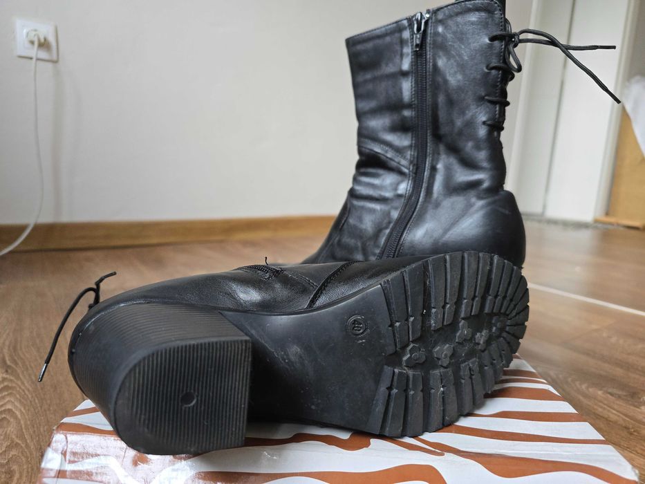Кожени ботуши - 40 номер