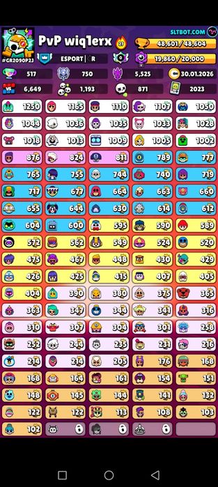 Аккаунт Brawl Stars