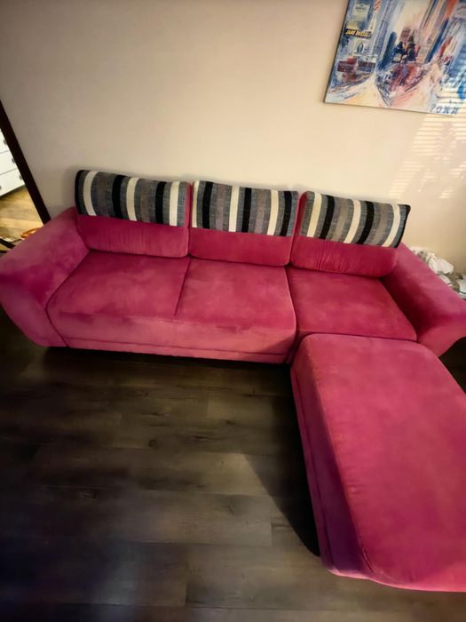 Диван розов 260/180