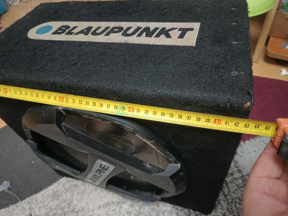 Subwoofer auto  perfect funcțional, cu proba.