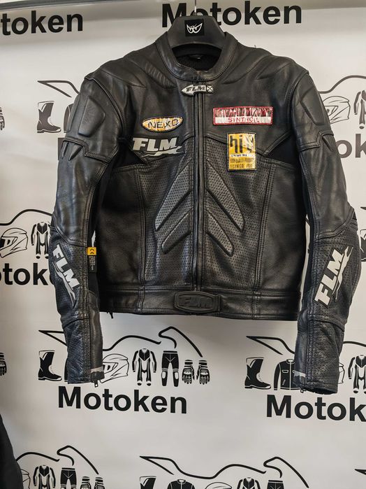Costum moto piele FLM marime 52