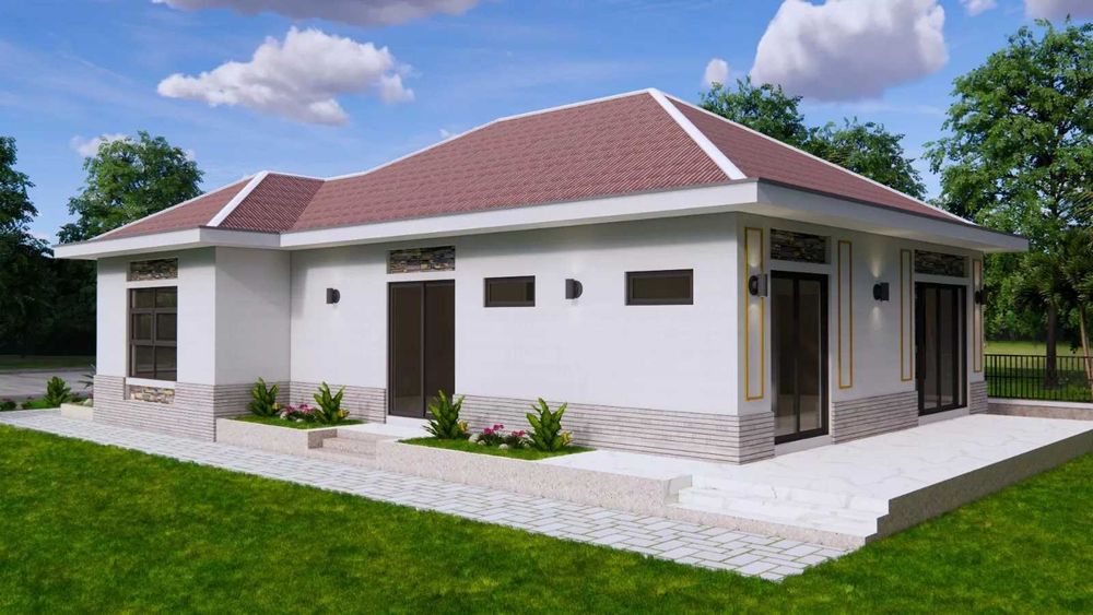 НА ИЗПЛАЩАНЕ - Луксозна сглобяема къща с 3 спални, 184 кв. м