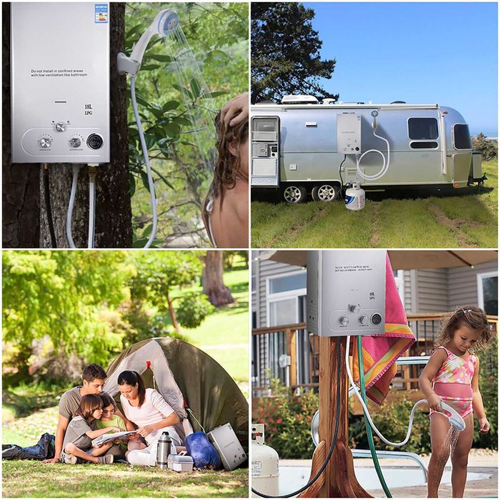 Най Мощния Проточен Газов бойлер 20л/м-40Kw  на Пропан Бутан