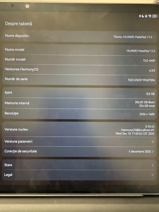 Tableta Huawei Matepad 11.5+tastatura+pen