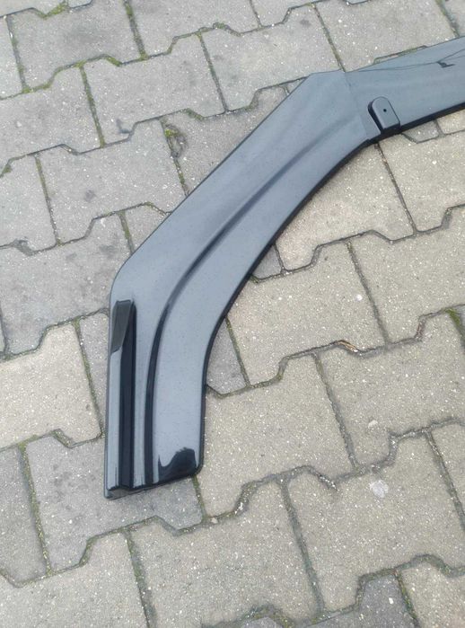 Преден лип спойлер универсален 3 части ЧЕРЕН – нож за броня, тунинг