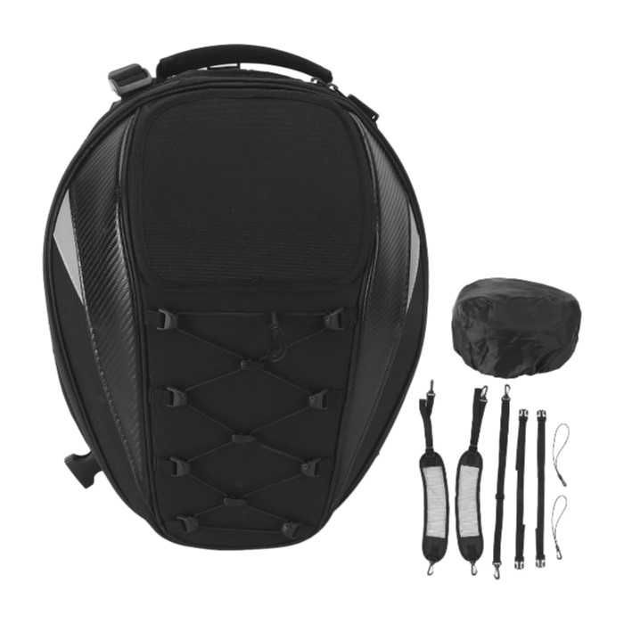 Мото раница Automat, Водоустойчива, 43x30x29см, Черна