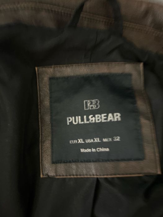 Кожаная куртка из Pullandbear
