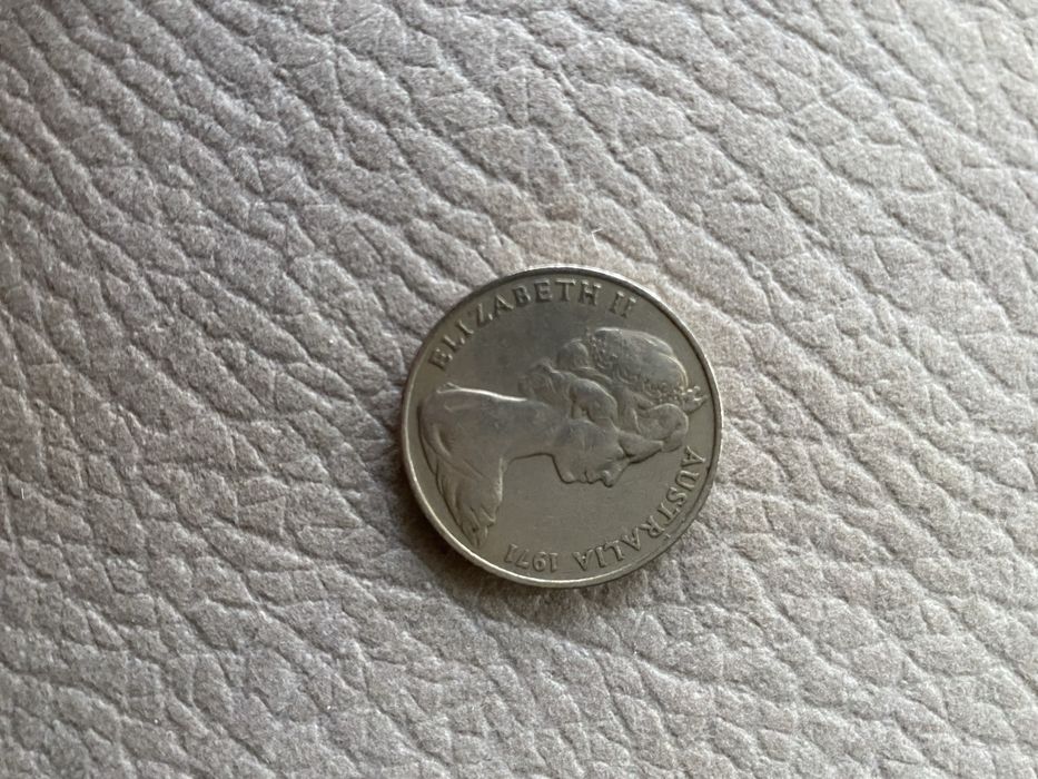 Moneda 20 lire ,,Elizabeth II Australia 1971’’
