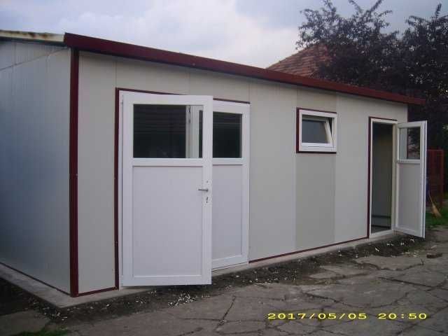 Garaj metalic din panouri sandwich  4.5 x 6m