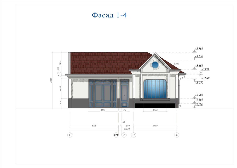 Uy rejasi, chizmalar, 3D vizualizatsiya — AutoCAD/3ds Max