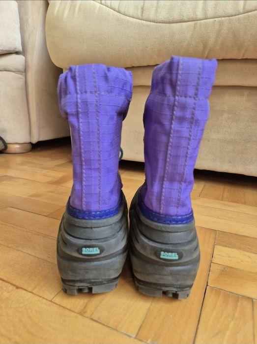 Ghete / Cizme Zăpadă, Lână, Sorel Super Trooper - 25 (14,2 - 14,9 cm)