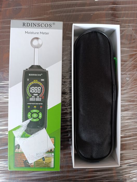 Професионален Влагомер RDINSCOS Стена/Зидария/дърво/мазилка/замазка/