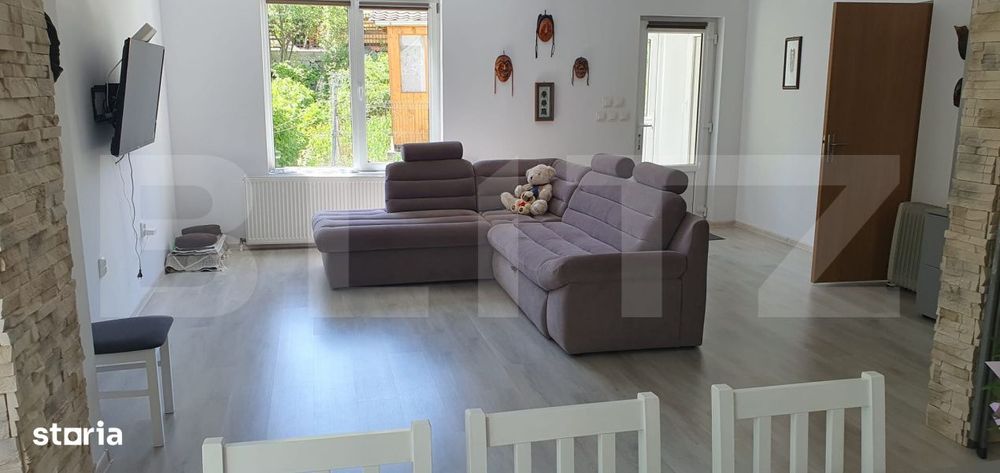 Casa 3 camere finisate si 7 camere la rosu (Et+M), 182mp, in Vatra Dor