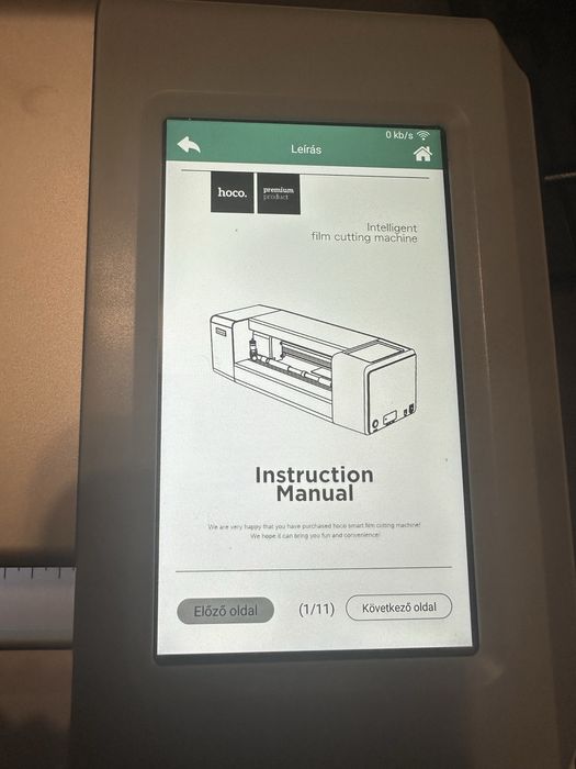 Masina de taiat foliile cu display pentru telefon Hoco G001 Pro
