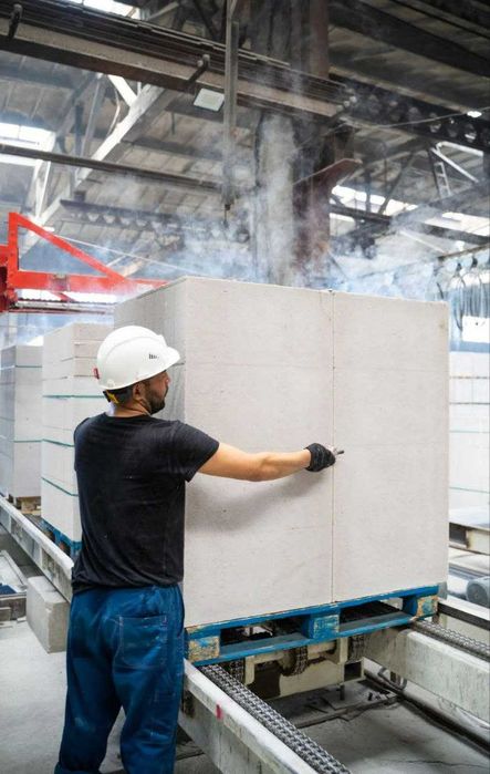 Автоклавный Газоблок Белый крепкий плотный Теплоблок , пеноблок