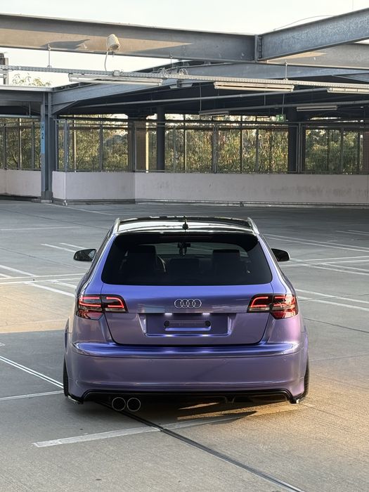 Stopuri Audi A3 8P Facelift ORIGINALE dark cherry