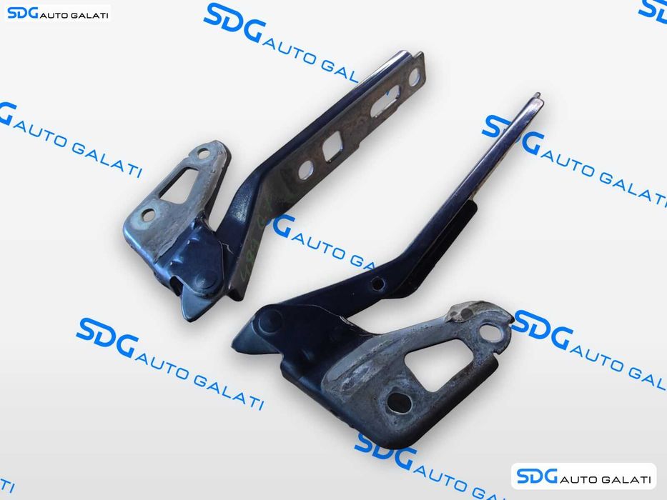 Set Balama Balamale Stanga Dreapta Capota Motor Audi Q7 4L 2007 - 2015 Cod 4L0823301 4L0823302 [LN0661]