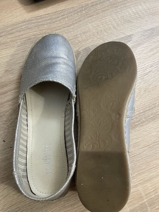 Mocasini argintii 37