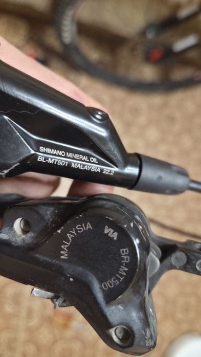 Гидравлические тормоза shimano