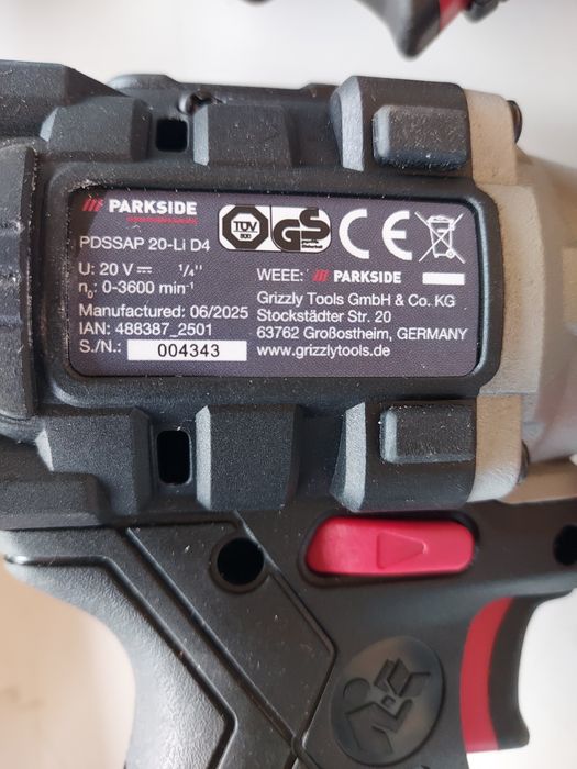 Filetanta impact 20V Parkside