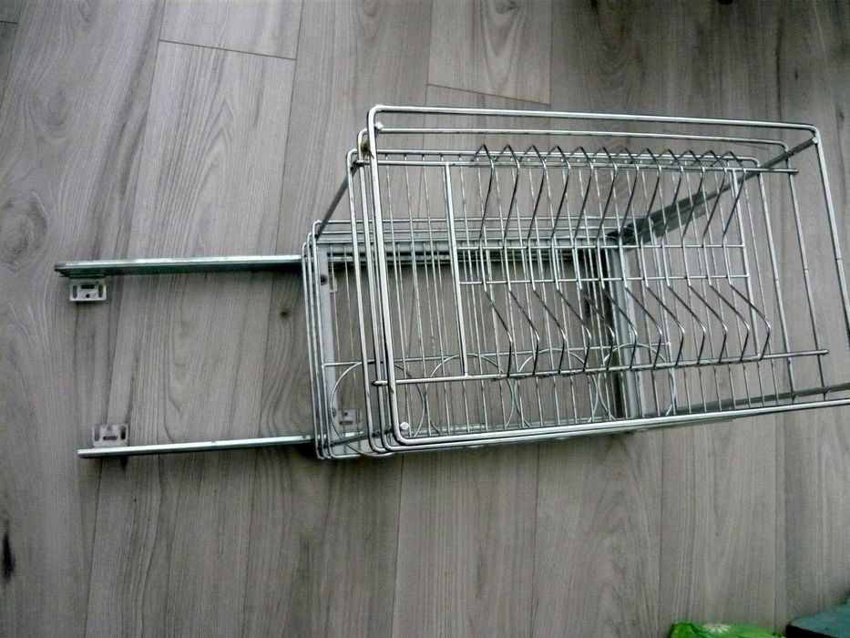 Cos jolly pentru bucatarie cu glisiera, crom